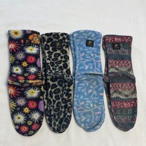 Acorn Women's Bundle of Fleece Patterned Socks, Size Medium